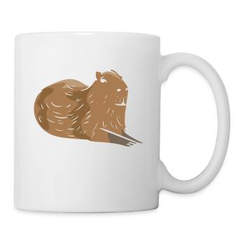 Ok ich ziehe hoch - Tasse - Weiß - Rechts