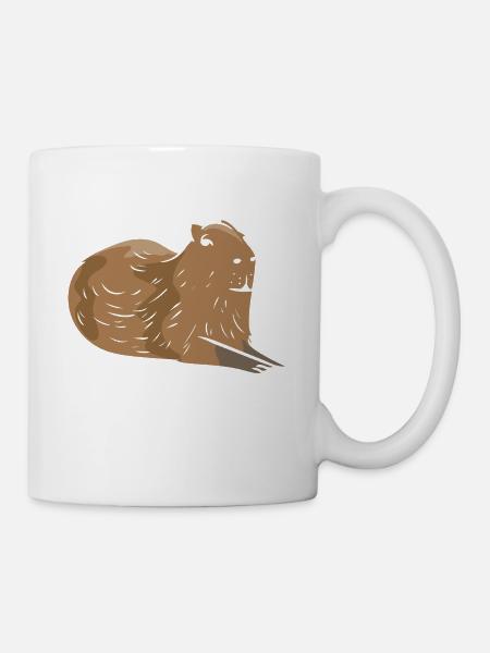 Ok ich ziehe hoch - Tasse - Weiß