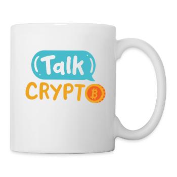 Sprich mit mir über Krypto - Tasse - Weiß - Rechts