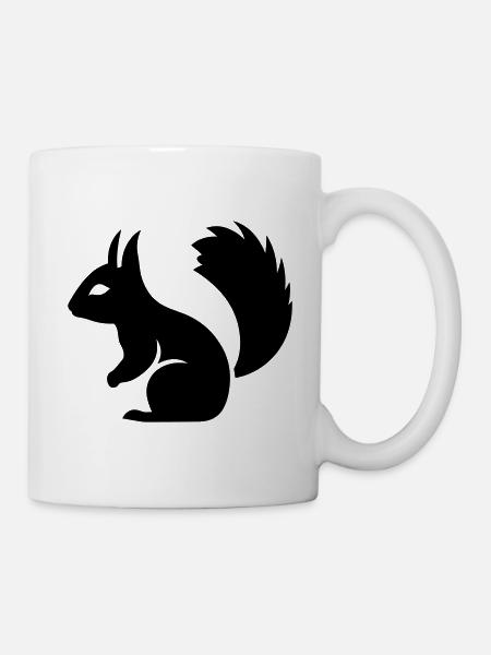 ecureil - Mug blanc - blanc