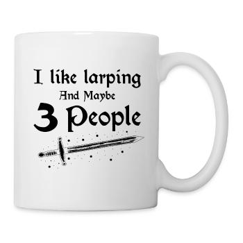 Citation de jeu de rôle pour Larper et Larp - Mug blanc - blanc - Droite