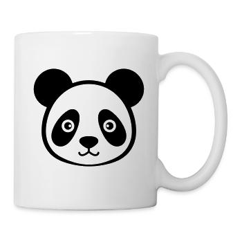 Panda - Tasse - Weiß - Rechts