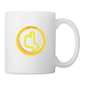 TE VOILÀ - Mug blanc - blanc - Droite