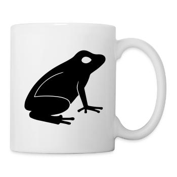 Frosch - Tasse - Weiß - Rechts