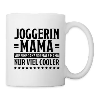 Joggerin Spruch Laufen Joggen Joggerin Geschenk - Tasse - Weiß - Rechts