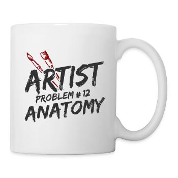 Maler Zeichner für Künstler - Tasse - Weiß - Rechts