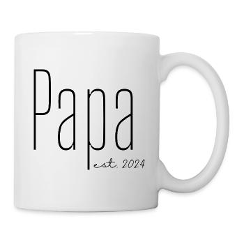 Papa 2024 - Tasse - Weiß - Rechts