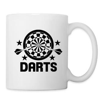 Le jeu de fléchettes - Mug blanc - blanc - Droite