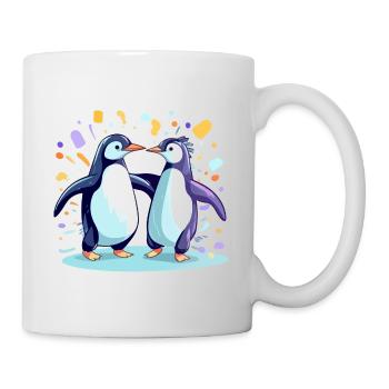 Iki and biki the penguins - Mug - white - Right
