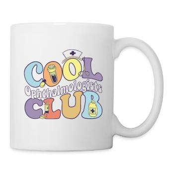 Cool Opthalmologists Club Optometric Eye Doctor - Mug - white - Right