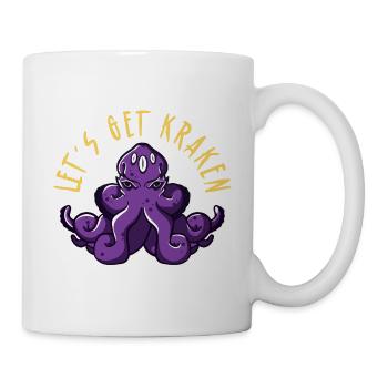 Allons faire Kraken Funny Octopus - Mug blanc - blanc - Droite