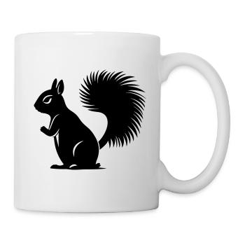 écureuil - Mug blanc - blanc - Droite