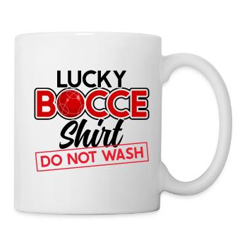 Boccia Spieler Boccia Spiel Boule - Tasse - Weiß - Rechts