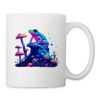 Ästhetischer Frosch Pilze Frösche - Tasse - Weiß - Rechts