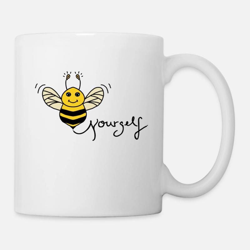 Bee yourself - Tasse - Weiß