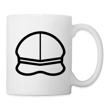 Police helmet - Mug - white - Right