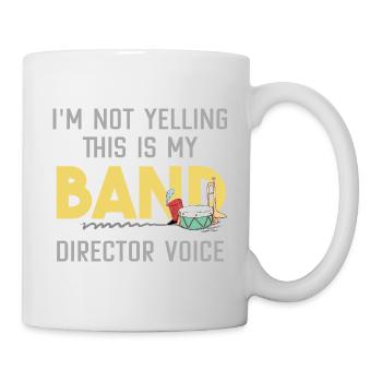 Ich schreie nicht Das ist die Stimme meines Kapell - Tasse - Weiß - Rechts
