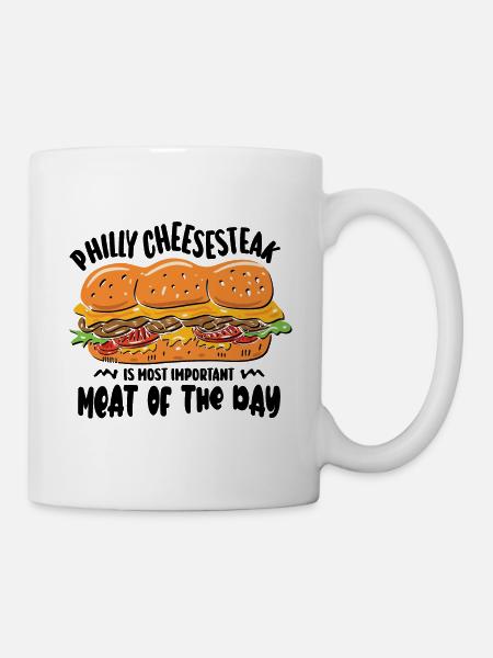 Philly Breakfast Sandwich - Tasse - Weiß