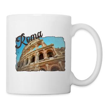 Rom, Rome, Roma - Tasse - Weiß - Rechts