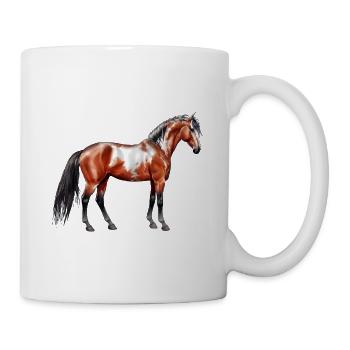Rain Spirit - Pferd, stehend - Tasse - Weiß - Rechts