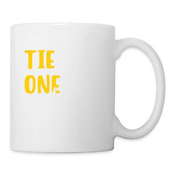 Tie One On Fliegenfischen - Tasse - Weiß - Rechts