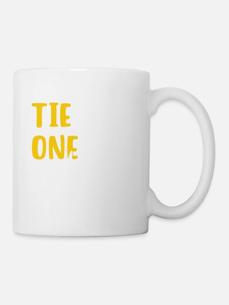 Tie One On Fliegenfischen - Tasse - Weiß
