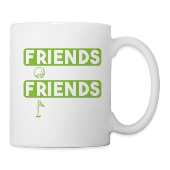 Freunde lassen ihre Freunde nicht 3 Putten - Tasse - Weiß - Rechts
