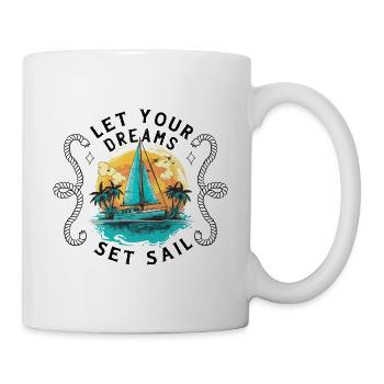 Sailor Sailboat Sailing Ship Sailing Yacht Boat - Mug - white - Right