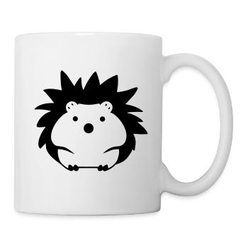 Hérisson - Mug blanc - blanc - Droite