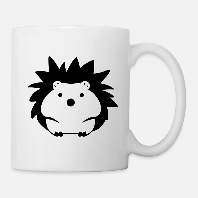 Igel - Tasse - Weiß