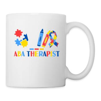 ABA Therapist Vibes Applied Behavior Analysis - Mug - white - Right