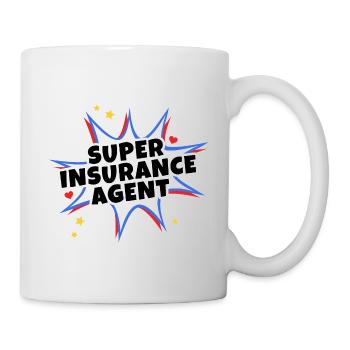 Super-Versicherungsagent - Tasse - Weiß - Rechts