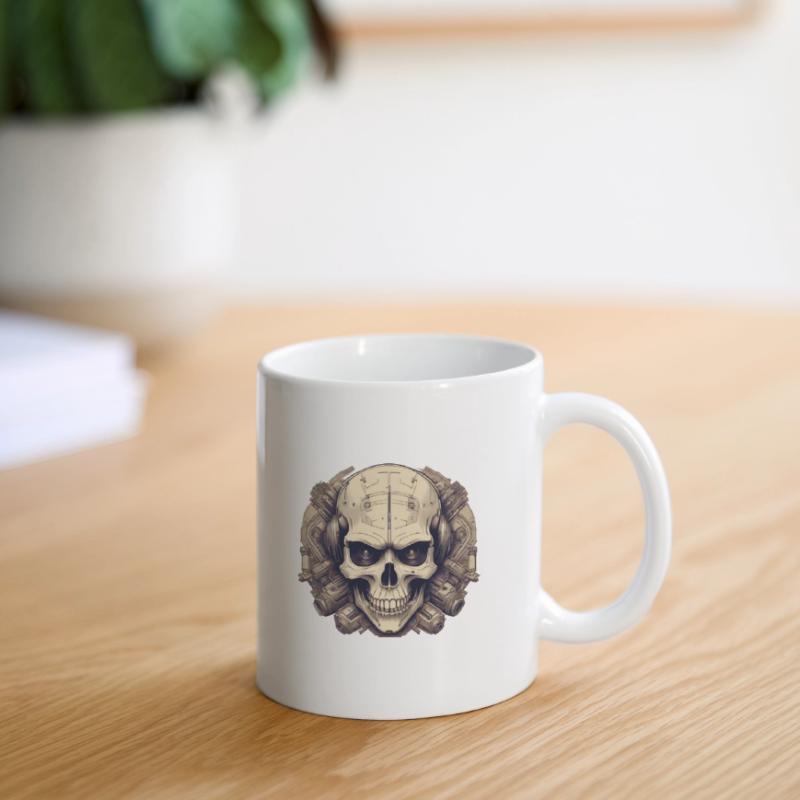 Bionic Skull - Comic Style Logo Mug