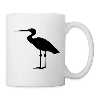 Simple petite cigogne - Mug blanc - blanc - Droite