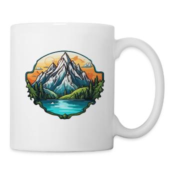 Mountain / Alps / Summit / Nature / Forest / Rock - Mug - white - Right