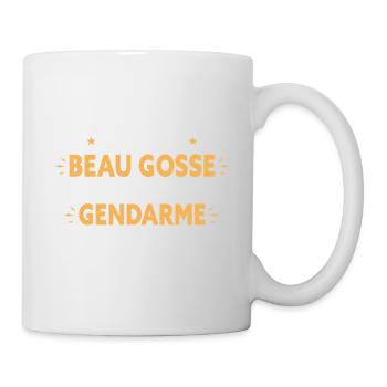 Beaugosse Gendarme Cadeau gendarme - Mug blanc - blanc - Droite