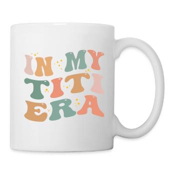 In My Titi Era Baby Announcement for Aunt - Mug blanc - blanc - Droite