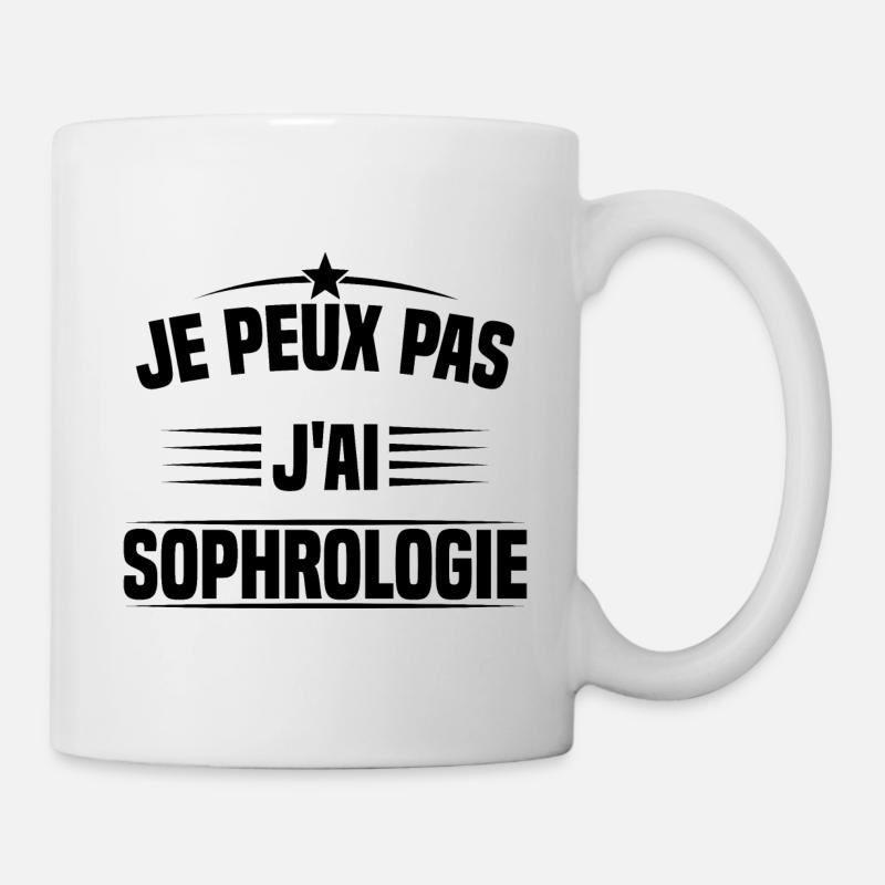 I can't I have sophrology - Mug - white