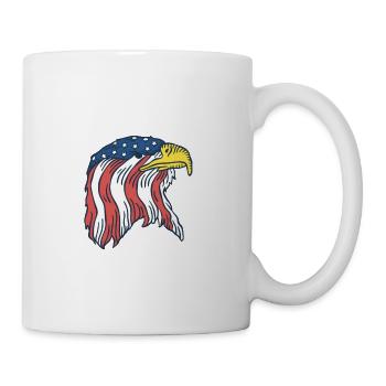 American Citizen Est 2024 US Flag Naturalized - Tasse - Weiß - Rechts