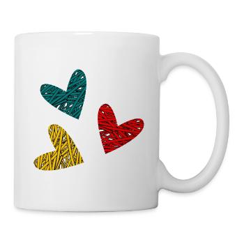 COUPLE. JUST MARRIED. Bachelorette party. VALENTINE'S DAY. LOVE. - Mug - white - Right