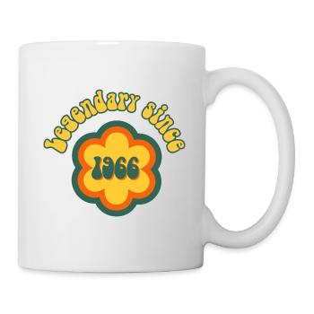 Legendary since 1966 Birthday Retro - Mug - white - Right