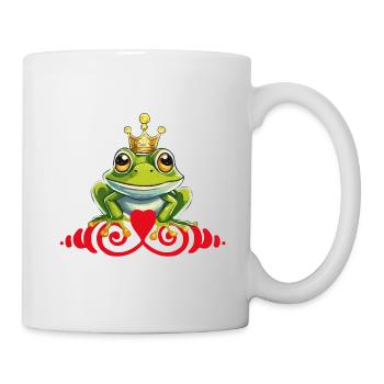 Grenouille Prince Baiser Roi - Mug blanc - blanc - Droite