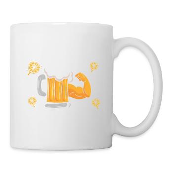 Sauerbier für das Volk: Bier Cheers - Tasse - Weiß - Rechts