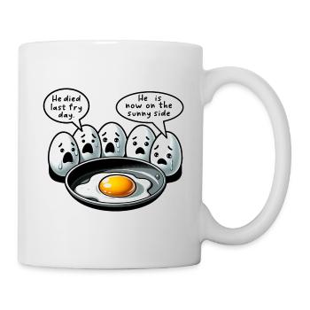 Eggs Fried Egg Easter Meme - Mug - white - Right
