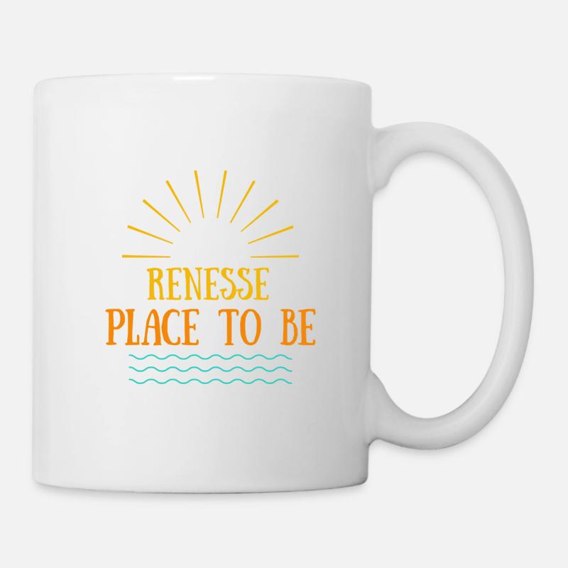 Renesse Place To Be - Mug - white