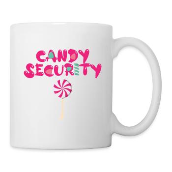 Candy Security Mom Dad Matching Birthday Costume - Mug - white - Right