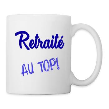 RETIREMENT. RETIREMENT. RETIRED - Mug - white - Right