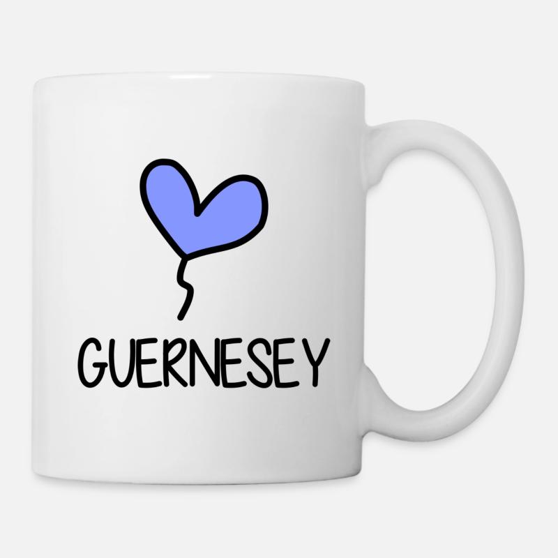 GUERNESEY. ROYAUME-UNI. ANGLETERRE - Mug blanc - blanc