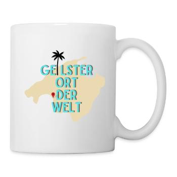 Malle Geilster Ort Der Welt Party Palme schwarz - Tasse - Weiß - Rechts