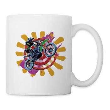 You can go fast I can go anywhere motorcycle love - Mug - white - Right